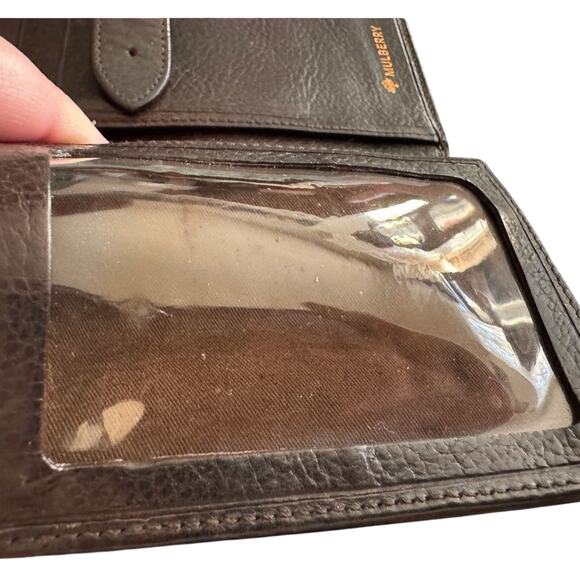 Mulberry Roxanne Wallet in Brown Leather, Authenticated Pre-owned Vintage - Picture 15 of 16